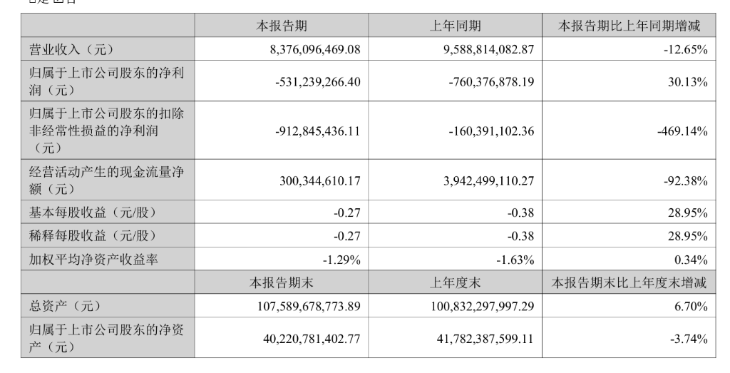 赣锋锂业上半年营收同比下降12.65%，净利润亏损收窄，锂电池营收增9.89% | 财报见闻 - 图片1